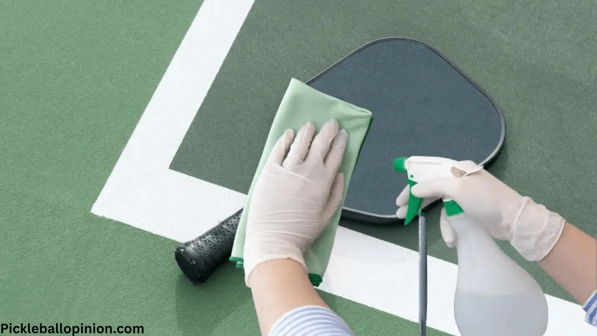 how to clean pickleball paddle